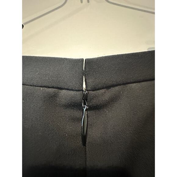 Isabella DeMarco Size 6 Pleated Knee Length A-Line Skirt Black Clueless Workwear - Picture 7 of 11